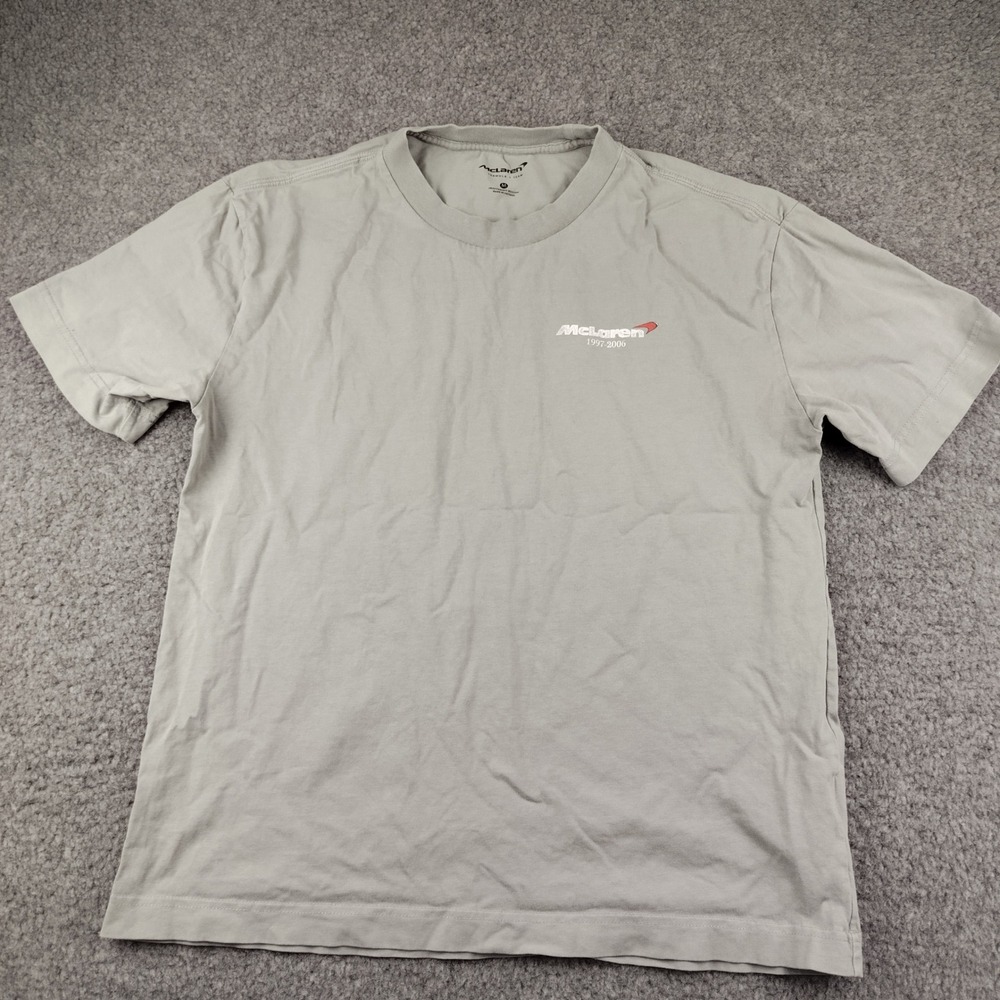 McLaren Formula 1 Team Shirt Mens Medium Grey Heavyweight Boxy Forever Forward